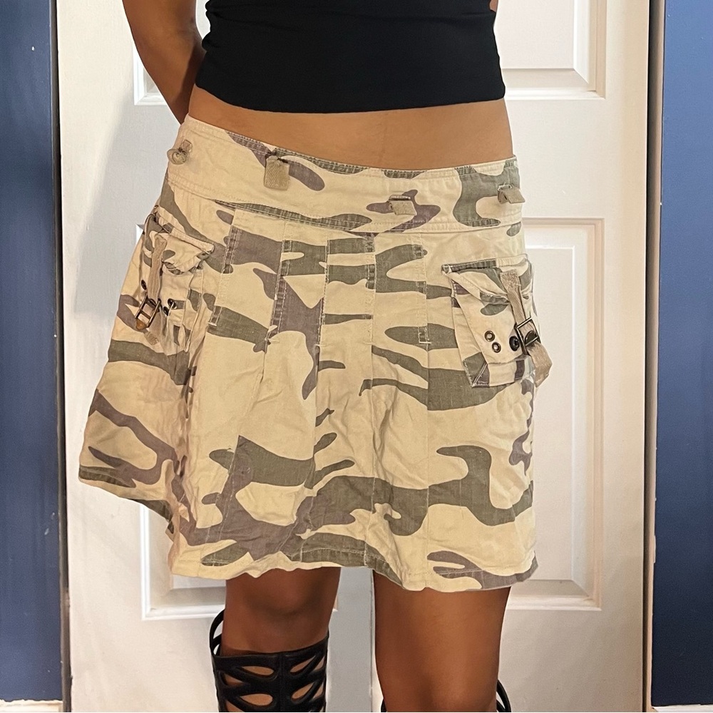 Camouflage Mini Skirt